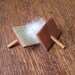 Miniature Hand Cards Set for Wool Combing, Gift for the Fiber Arts Enthusiast, Traditional, Rustic, Historical Mini Dollhouse Textile Studio