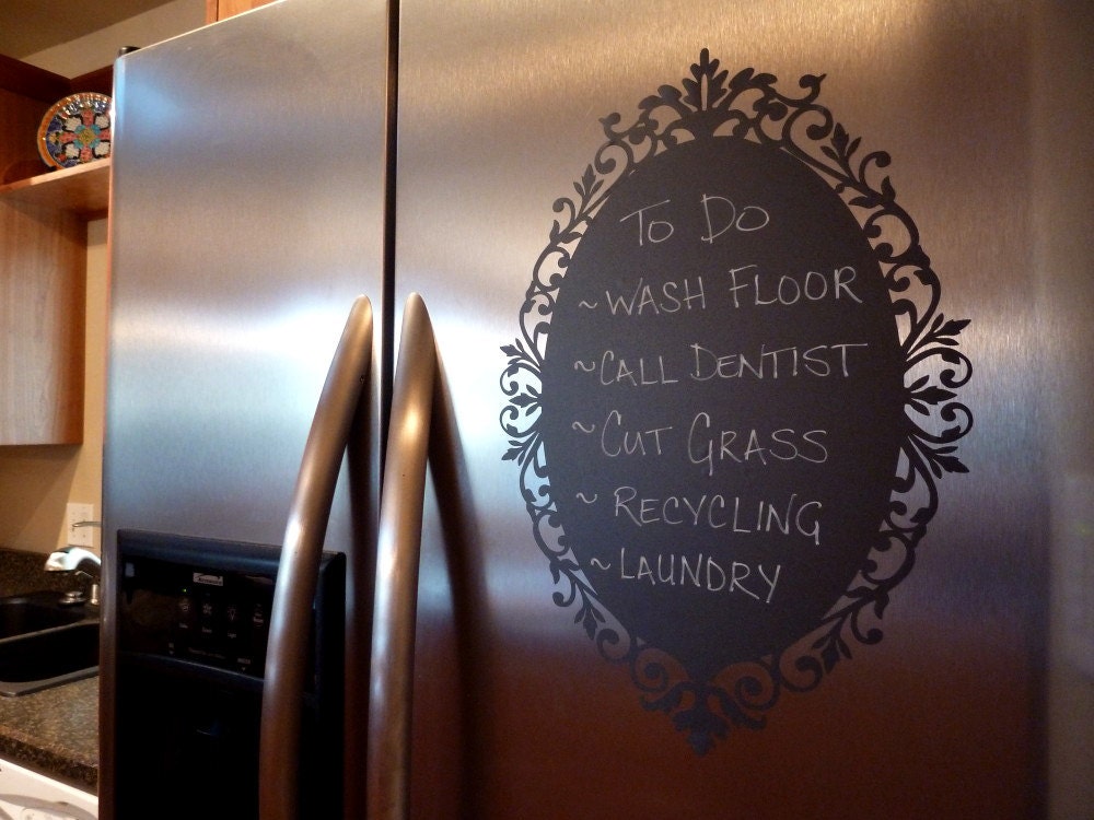 Chalkboard Vinyl Wall Decal Great for the kitchen office or