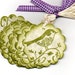 Handmade Gift Tags Favor Tags Little Green Bird On A Branch Hang Tags Labels Vintage Shabby Chic
