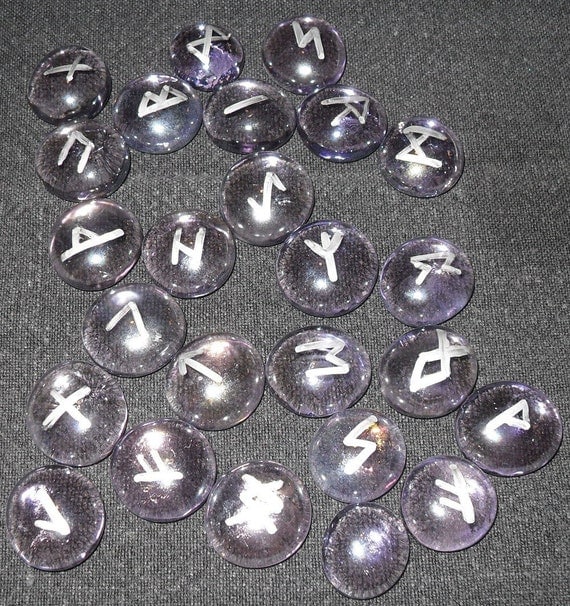 Glass Divination Runes Set of 25