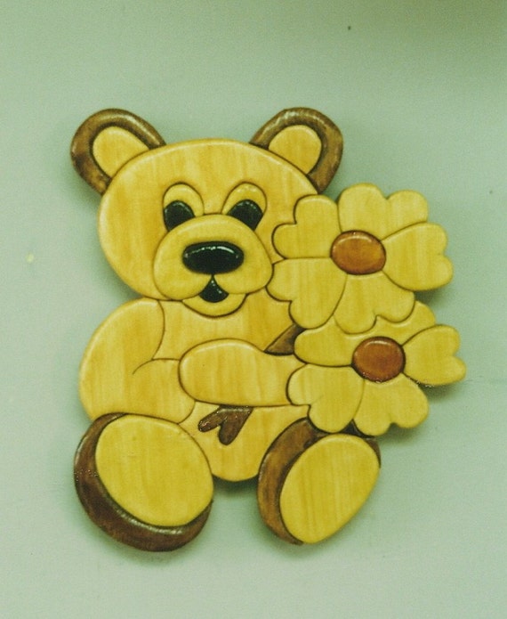 wooden teddy bears