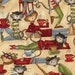 Coffee Cat Cafe on Cream - Henry Glass Fabric - 1 yard - Last Available