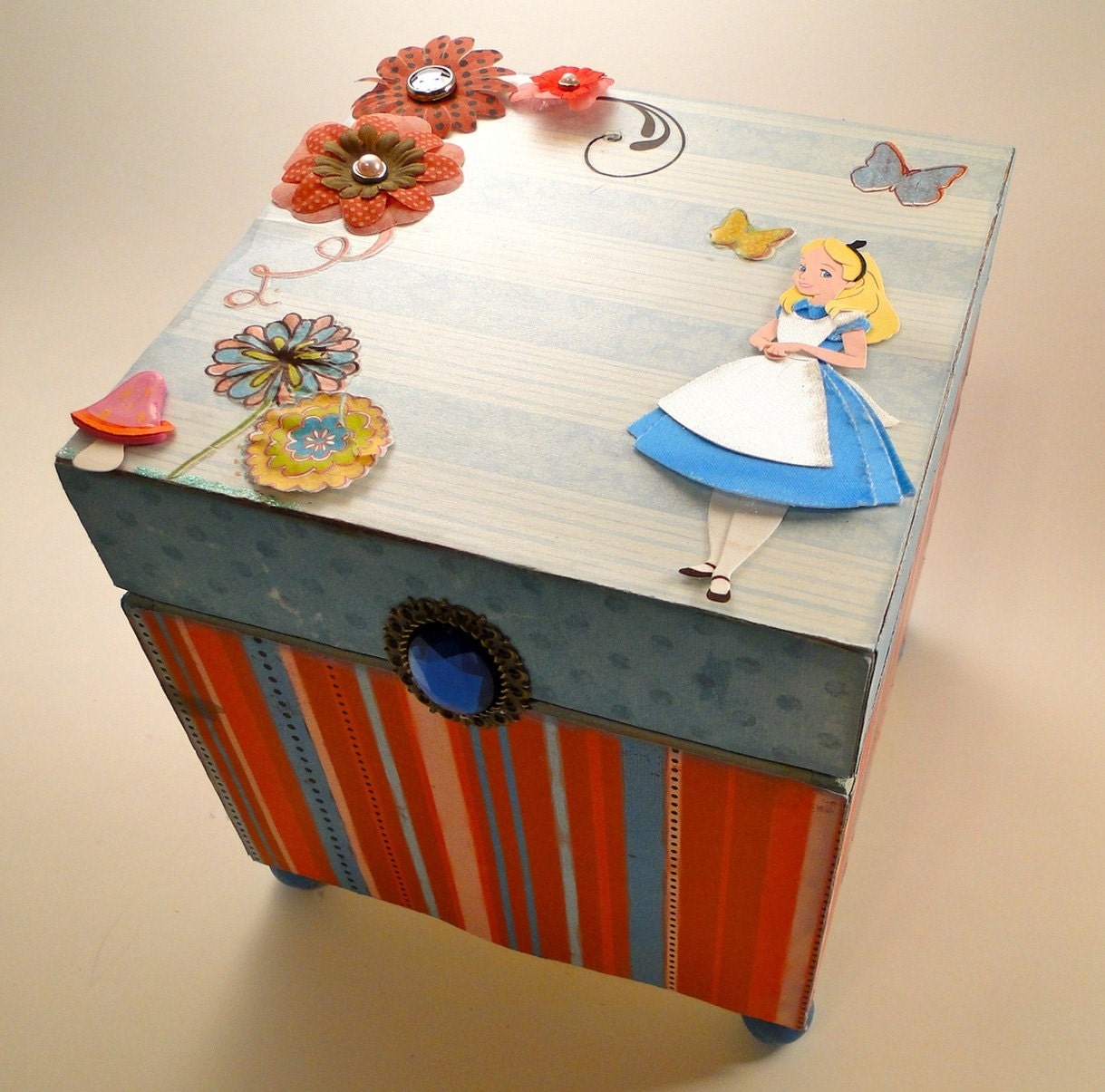 Alice in Wonderland Keepsake Memory Box SALE