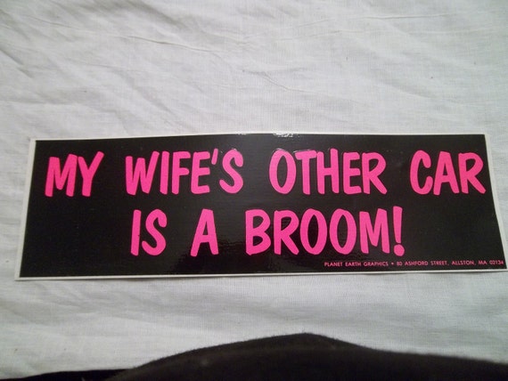 Vintage Bumper Sticker from the 1980's New and by AKiwiSilkie