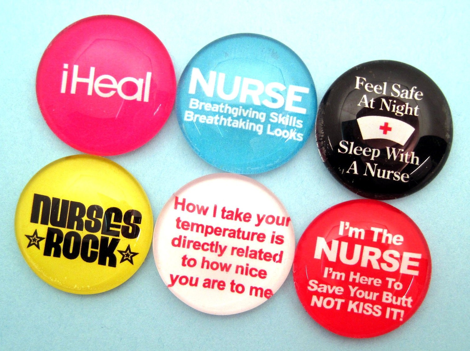 Nurse Inch Circle Premium Glass by