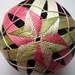 Pink and Green Star Temari