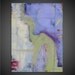 Original Abstract Mixed Media Acrylic Modern Painting on Canvas - 24x36 - Purples, Whites, Greens, and more