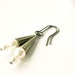 Pearl Earrings - Bridal Jewelry, Contemporary Jewellery, Wedding Accessory, Drop, White, Modern