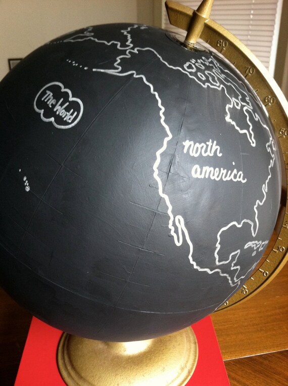 Chalkboard Globe