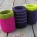 PATTERN Felted Wool Can and Bottle Cozies