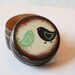 Pill Box Black And Teal Love Birds Wedding Ring Box Valentine's Day Gift Small Pill Box