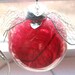 Feather glass globe ball, Wedding, Personalized, Coach, Fitness Instructor, Birthday, hang in window or desktop