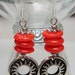 COWGIRL CORAL WESTERN Style Earrings - CoRaL SuNBuRSTs -