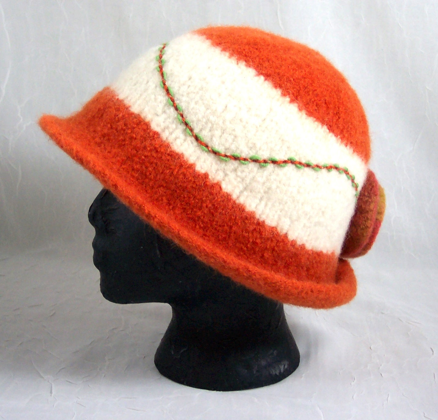 Knitting Pattern Knitted Felt Hat The Florrie Pattern