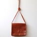Vintage 1970s Bag - 70s Tooled Leather Purse - The Sienna