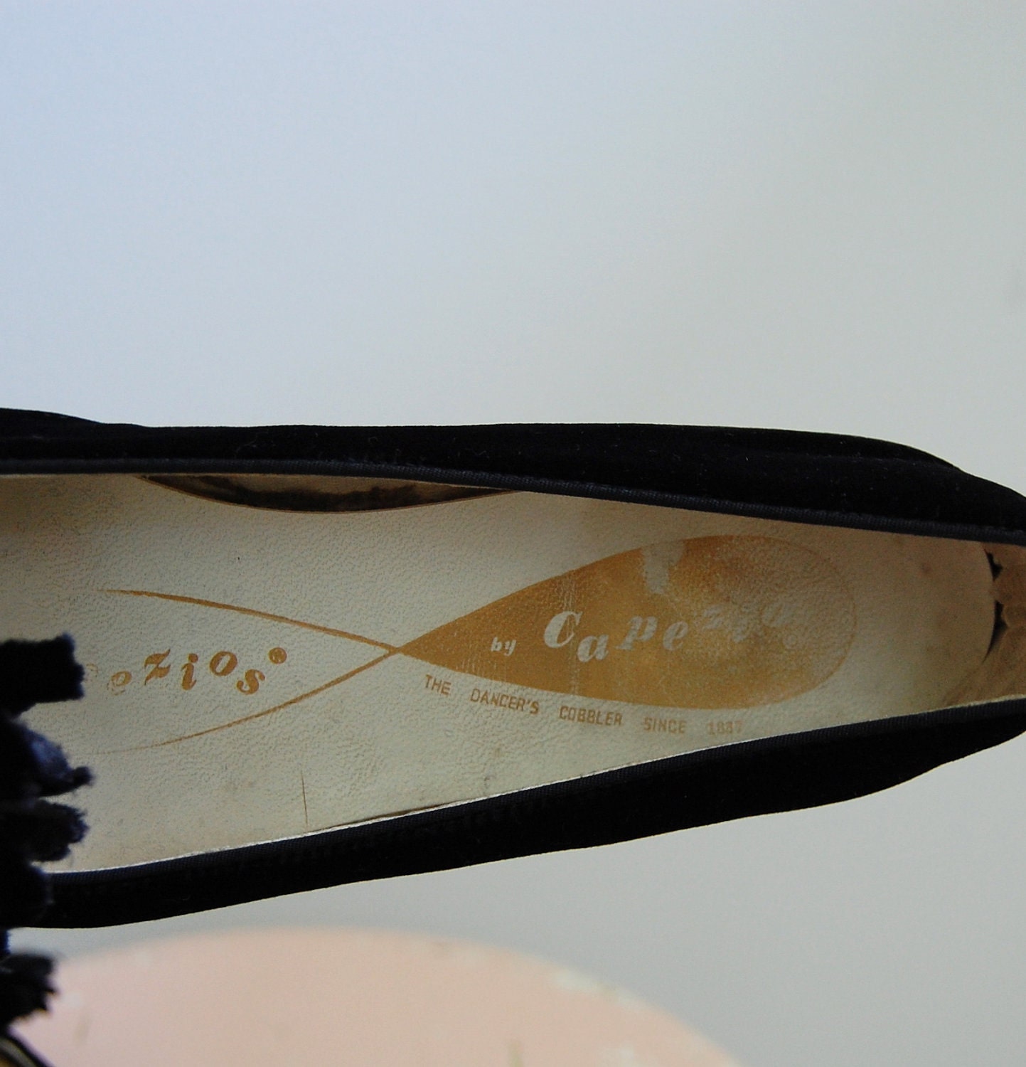 vintage capezio t strap flats
