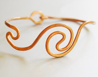 Do the Wave, copper bracelet