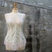 Vintage 80s /Baby Blue /Lace and Roses / Tosca / Burlesque /Camisole Shirt / MEDIUM