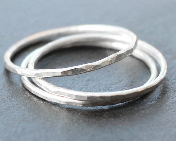 Argentium Sterling Silver Band 1 Ring Smooth by sweetolivejewelry
