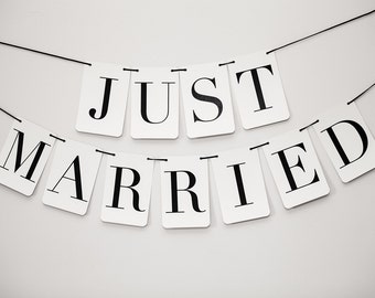 Just Married Banner: Double Strand