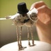 Love Bird 'Bride and Groom' Cake Toppers