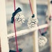 White Pinecone Garland