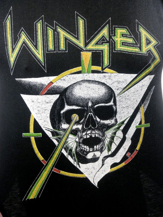 Vintage 1988 Winger T-Shirt 17 Rock Tee