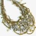 Statement Necklace - Rhinestone Pearl Chain
