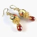 Floral Earrings, Vintage Inspired Jewelry