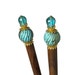 Hair Stick, Hair Ornament, Turquoise Teal, SINGLE Hairstick