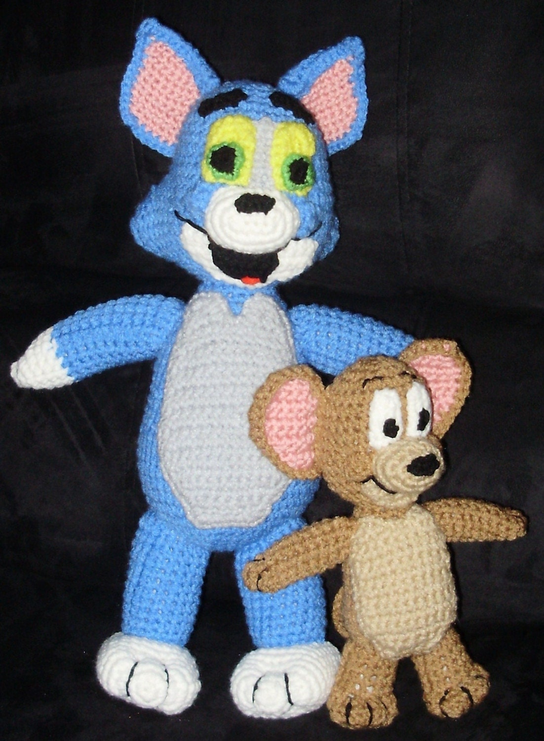 Tom and Jerry 2 Crochet Patterns by Erin Scull