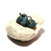 Blue Slag Glass Jewelry Beads Supplies- Beach Stone Jewellery Seaglass Supply- "Sea" by Allybeans
