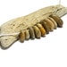 Natural Beach Stone Jewelry- Gorgeous Butterscotch and French Vanilla Pebble Bead Work Supplies- "Subtle II" by Allybeans