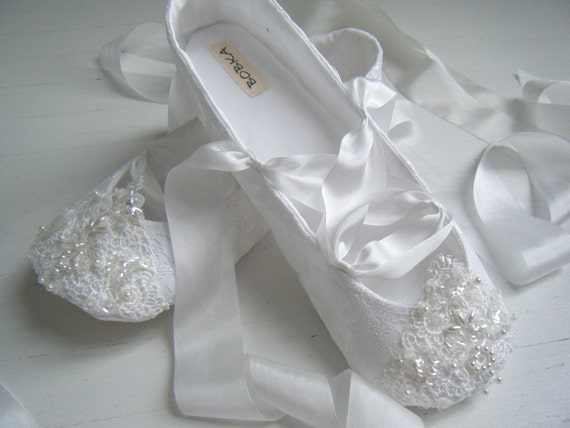 discount bridal ballet shoes