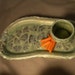 Fan Flower Serving Tray with Dip Bowl