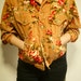 Floral Velvet Denim Jacket Large