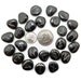 Mini Hematite Rune Set Hand Carved Elder Futhark With Manual & Pouch