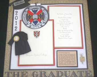 HAMPDEN SYDNEY COLLEGE Class of 2012 Graduation Shadow Box