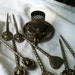 Silverplated Appetizer Picks Assortment Ornate Masquerade Party and Open Weave