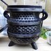 Vintage Fire Starter Pot/Cast Iron Cauldron,Witches Cauldron,Wicca,Witchcraft, Spellwork Reserved for Celtic Cabin