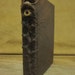 Grichels leather safe book - distressed brown with honey brown coyote eye