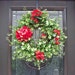 Spring Wreath Door Wreaths Red Boxwood Wreath Outdoor Wreath Sweet Cardinal Bird In A Nest
