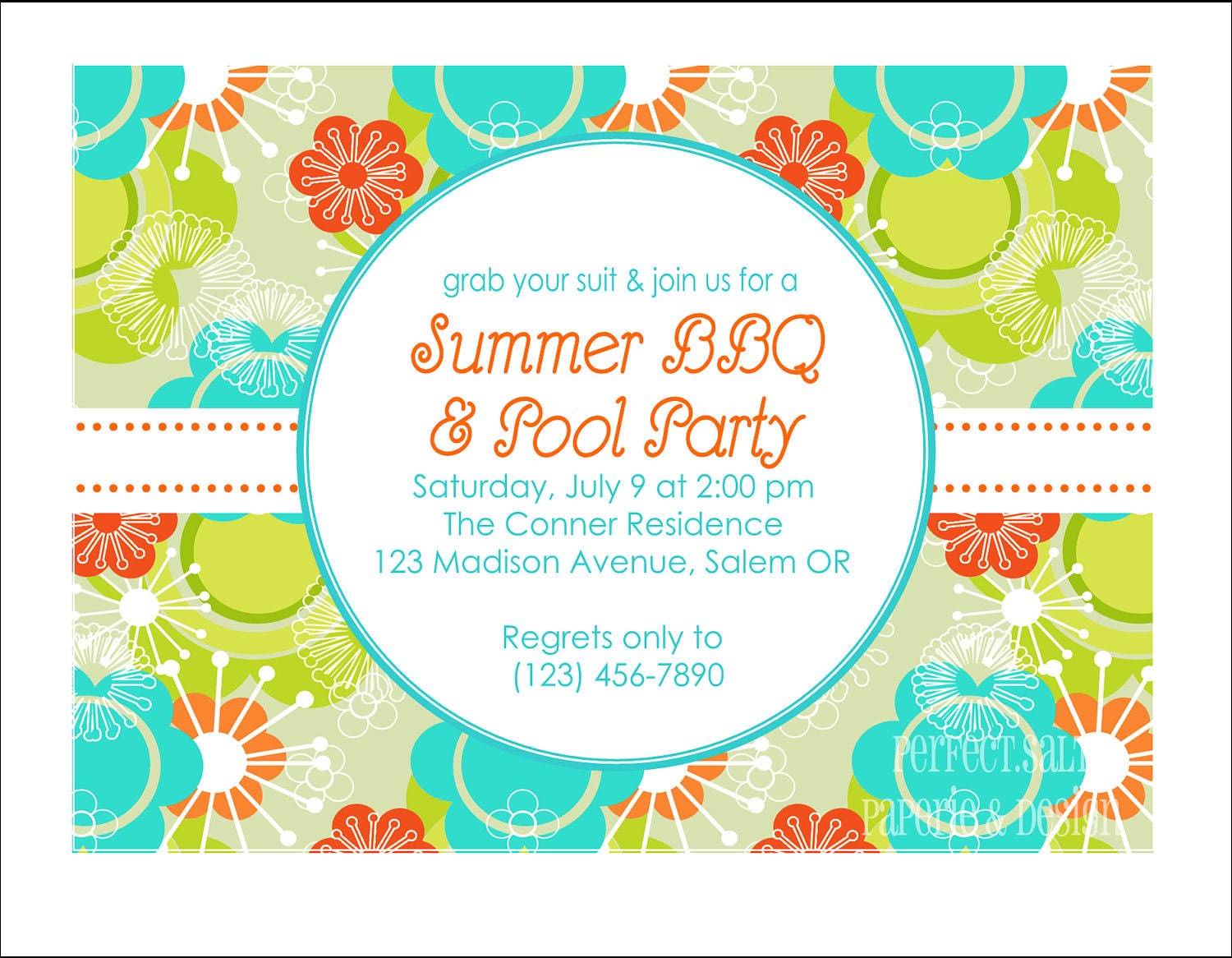 Summer Birthday Invitations 2