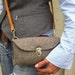 Cute multi functional Clutch purse.Homage to a classic German design. Handmade- eco friendly pure Wool Felt classic gray