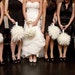 Crystal banded feather pomanders/kissing ball