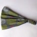 Yoga Headband - Ty Pennington Cotton Fabric for Free Spirit - Taj in Green/Gray