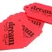 CLEARANCE Red Dream Tags - Set of 15 - HANDMADE by the KIDS