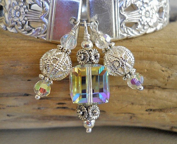 Spoon Bracelet Coronation Silver Plated Spoon Bracelet with