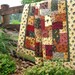 Mountain Pine Quilt - Handmade quilt, Lap quilt