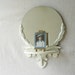 Vintage Mirror Wood Shelf Carved